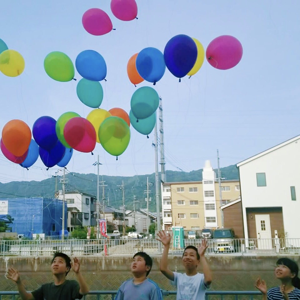 岩手県大槌町に国際沿岸海洋研究センター再建！開所式にバルーンで笑顔を！